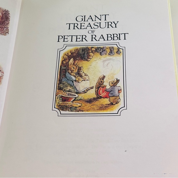 Giant Treasury of Peter Rabbit 🐰🤍 Beatrix Potter Hardcover Book - Picture 3 of 8
